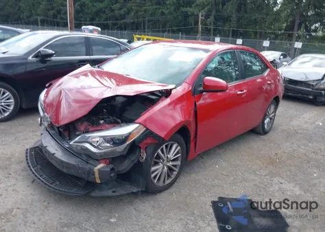 2014 Toyota Corolla Le Plus z USA, uszkodzony, nr VIN 2T1BURHE8EC096958